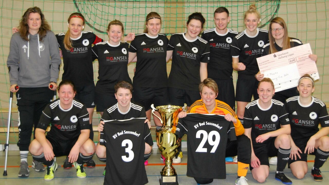Siegerinnen beim Meiberg-Cup 2024: Die Fußballerinnen des BV Sassendorf